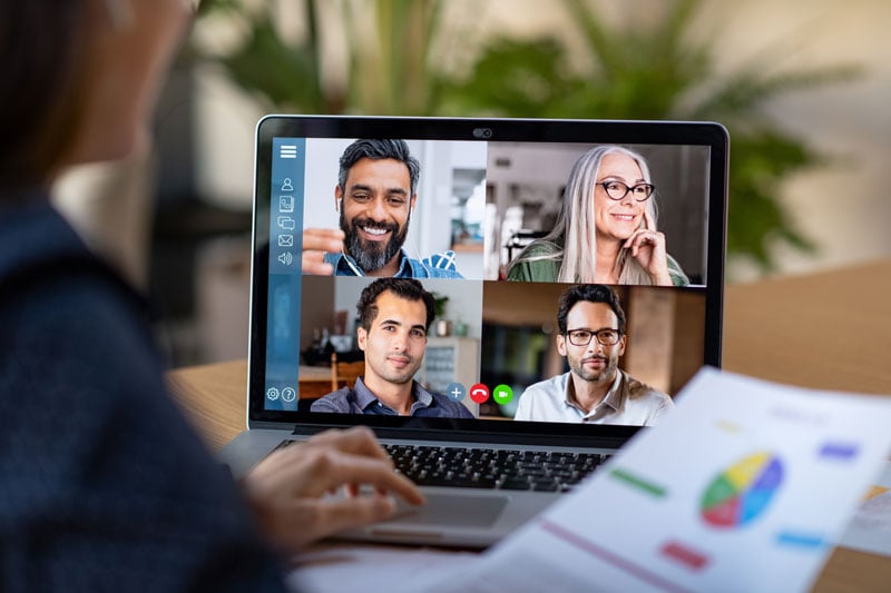Enterprise collaboration tools make remote work easier through video conferencing