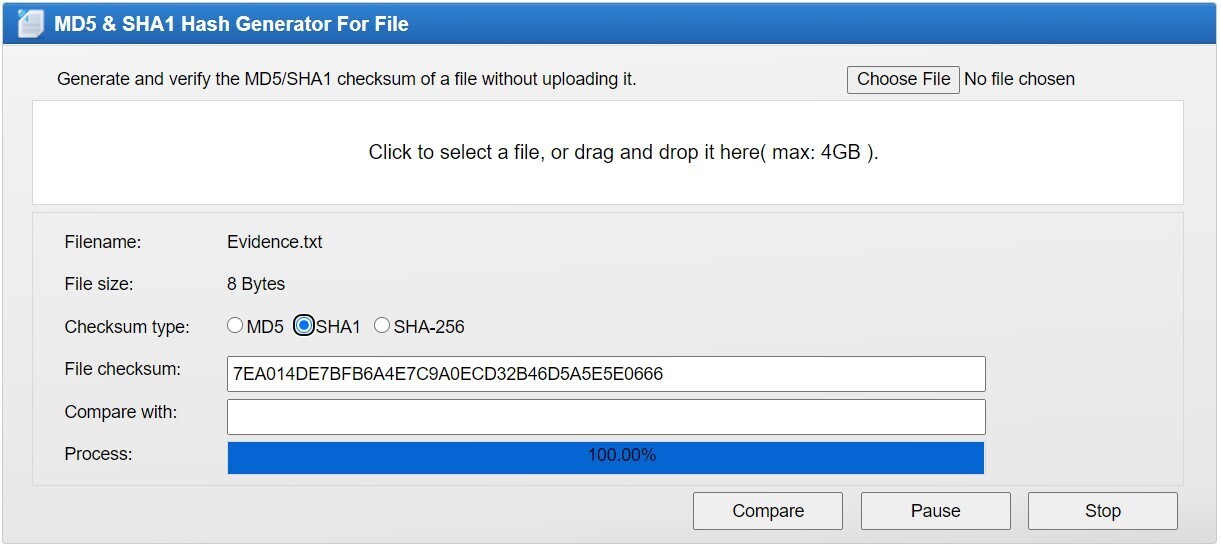 hash value